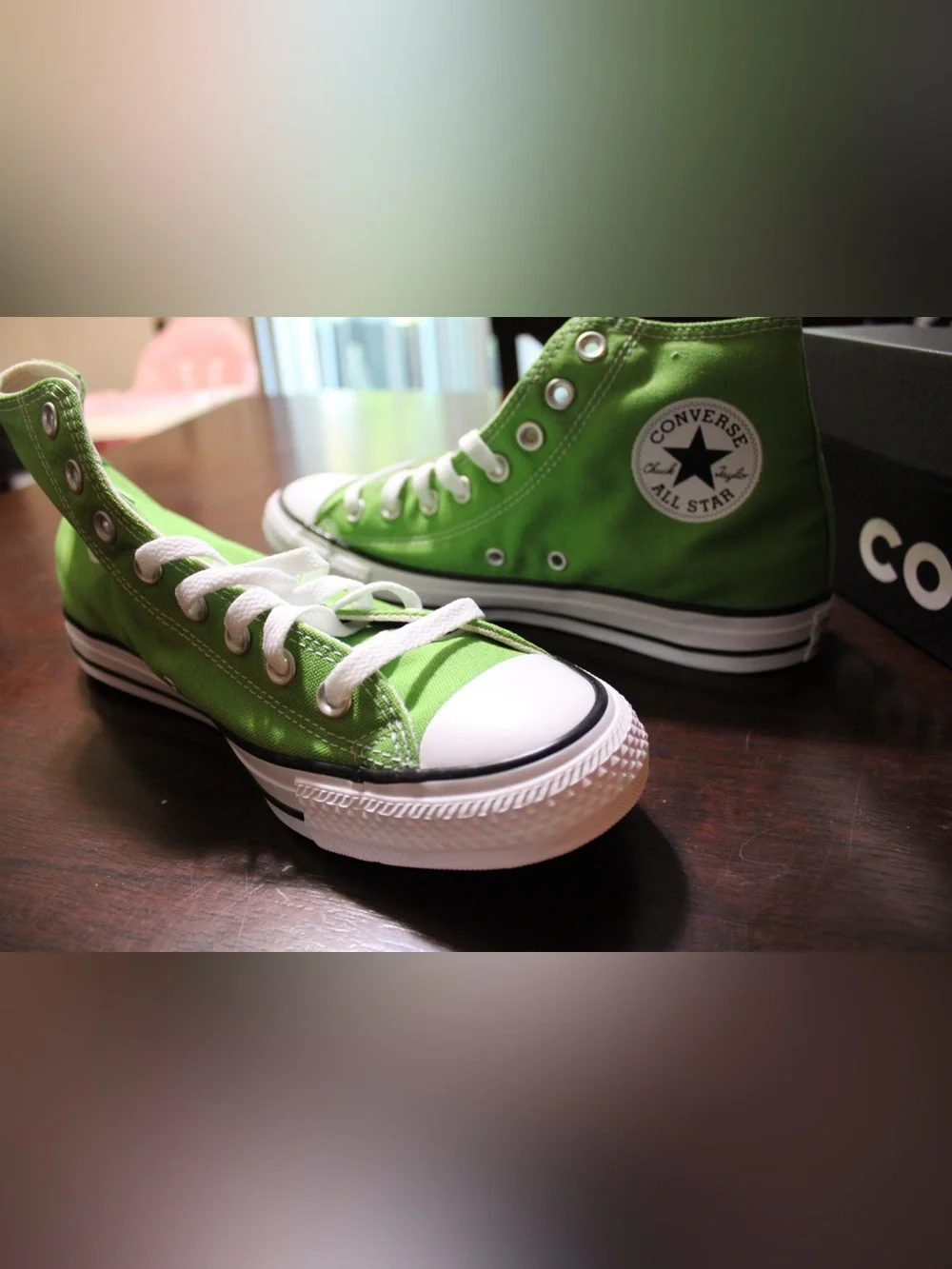 Converse Chuck Taylor All Star High-Top Sneaker - Green - Picture 1 of 9